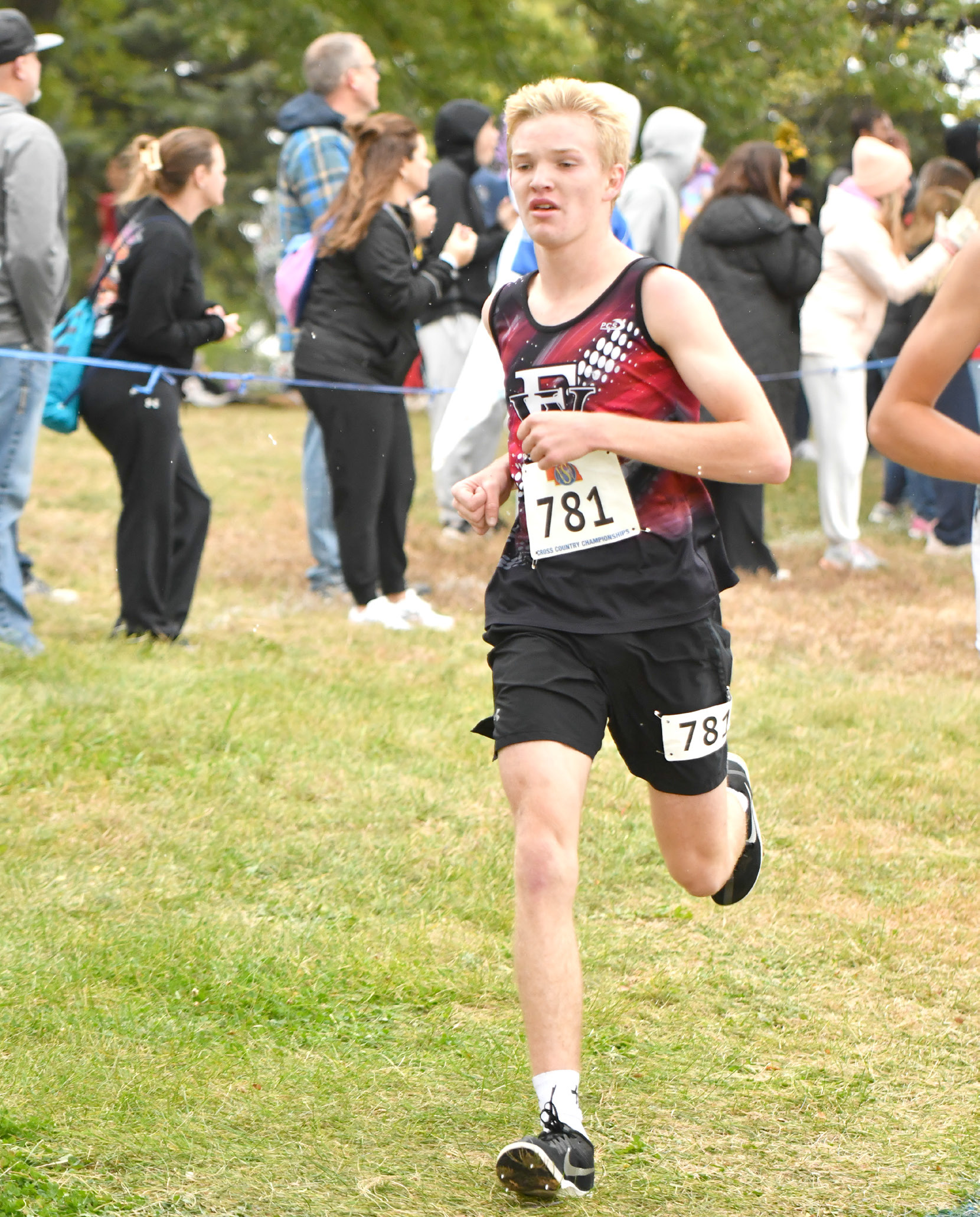 Tate Wood finished 77th with a time of 18:39, which was a PR. NCJ photo by Rick Holtz