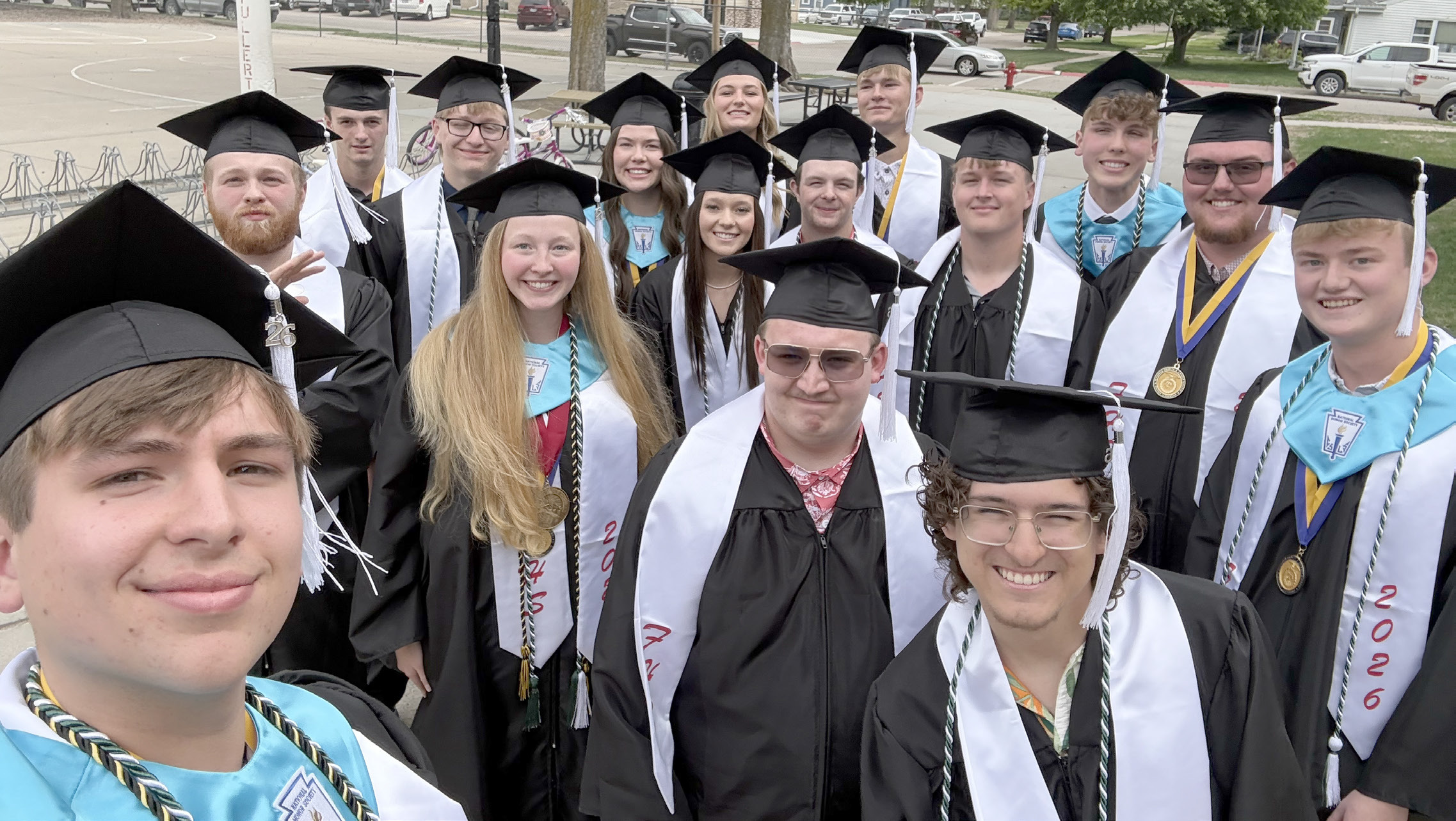 It marked the end of a journey for the 16 members of Fullerton’s Class of 2026. Commencement was held Saturday afternoon and it offered the graduating seniors one last chance to be together on campus before they start the next chapter of their adventures.