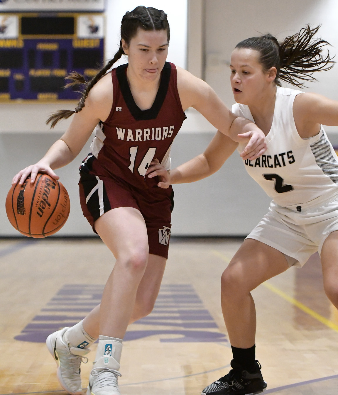 Georgia Bridger scored 11 points and 8 rebounds on Thursday against Nebraska Christian and 18 points and grabbed 13 rebounds on Friday against Hampton/ Heartland. NCJ photo by Rick Holtz