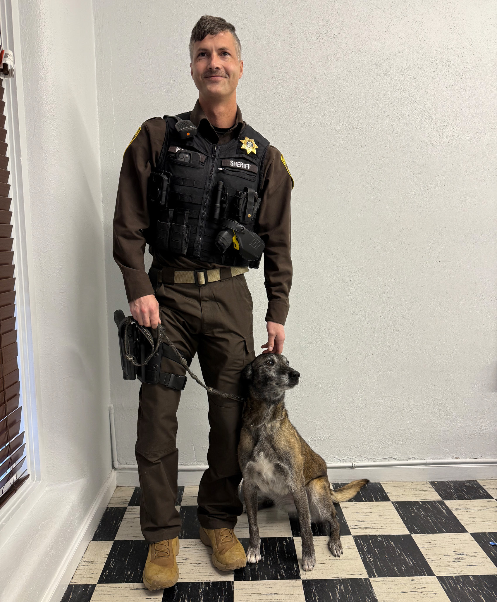 Zina is set to retire from the Nance County Sheriff’s Department at the end of the year. NCJ photo by Rick Holtz