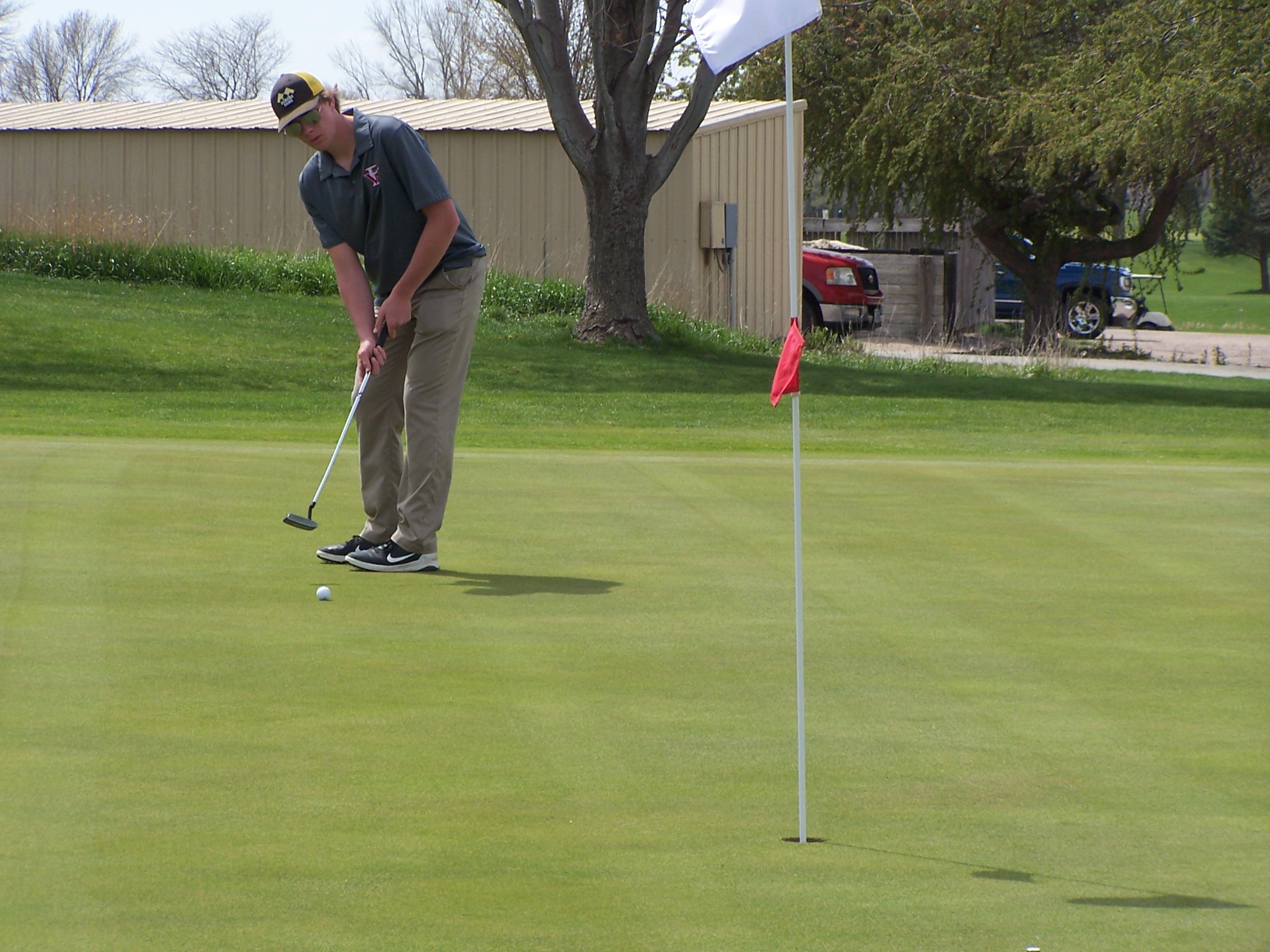 Trey Swertzic led the Warriors with a 94 and a 29th place finish at the St. Cecilia Invite at Southern Hills Golf Course in Hastings on Thursday. Photo provided