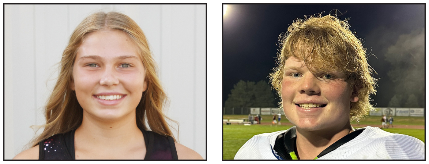 Each week during the school year, the Nance County Journal will select a male and female Athlete of the Week.