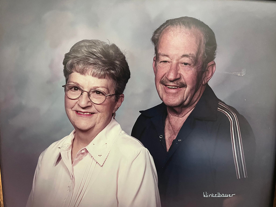 Ruth and husband Eugene Myers. Photo provided