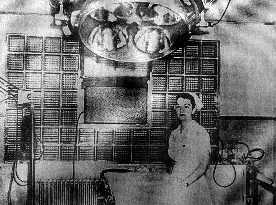 Nurse Ruth Myers in the old Fullerton Hospital. Photo provided