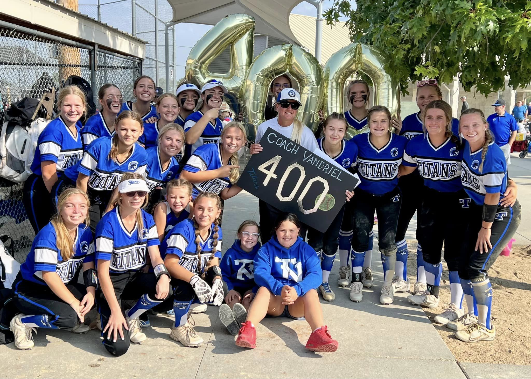 Twin River coach Renae Van Driel eclipsed the 400-win mark over the weekend. Photo provided