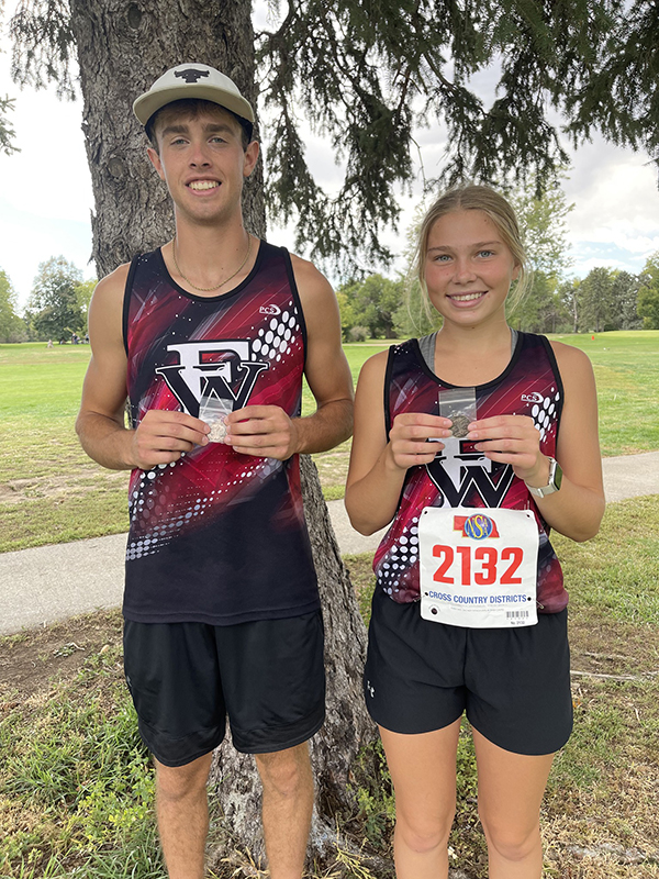 Justin Horn and Morgan Supik qualified for the NSAA Cross Country Championship on Oct. 20 at Kearney Country Club. Photo provided