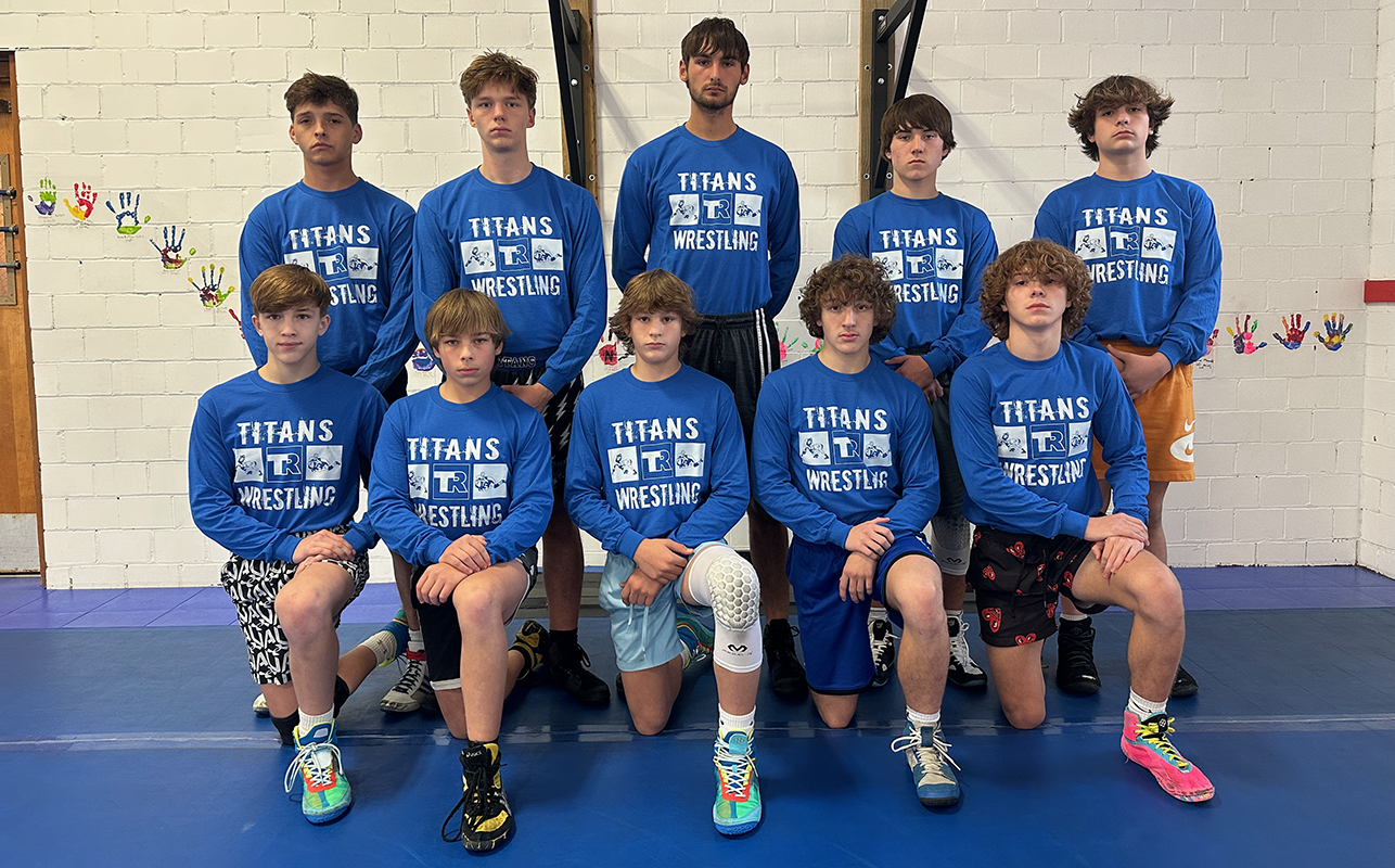 Twin River has high hopes for the wrestling season. This year’s team consists of Zach Held (front left), Landen Cauthon, Braxtin Fowler, Adam Schroder, Shane Smith, Elliot Leach (back left), Nathaniel Mundahl, Robert Elm, Chance Swantek and Donovan Rockford. NCJ photo by Rick Holtz