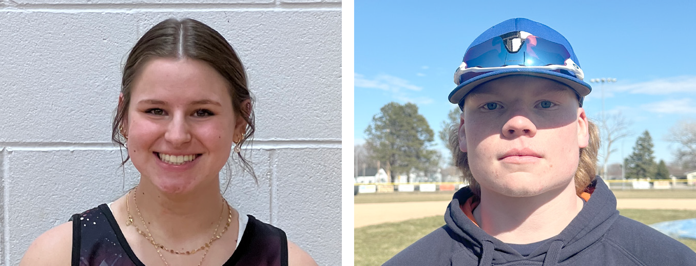 Each week during the school year, the Nance County Journal will select a male and female Athlete of the Week. 