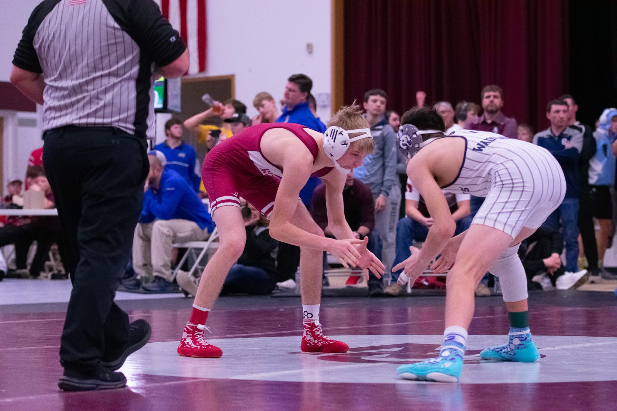 Tate Wood won the 113-pound weight class. NCJ photo by Melissa Aaberg