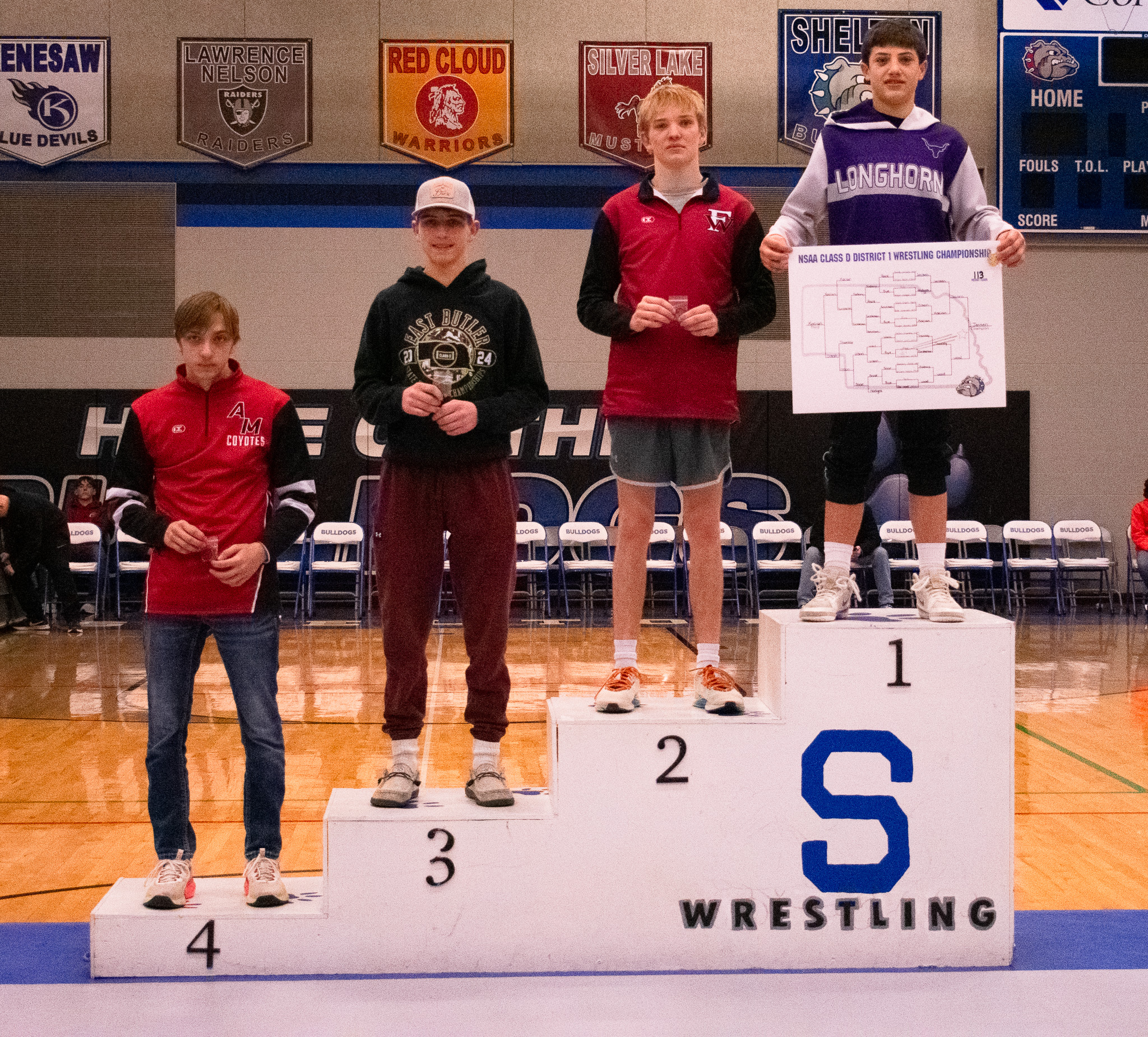 Tate Wood finished second at 113 pounds. NCJ photo by Melissa Aaberg