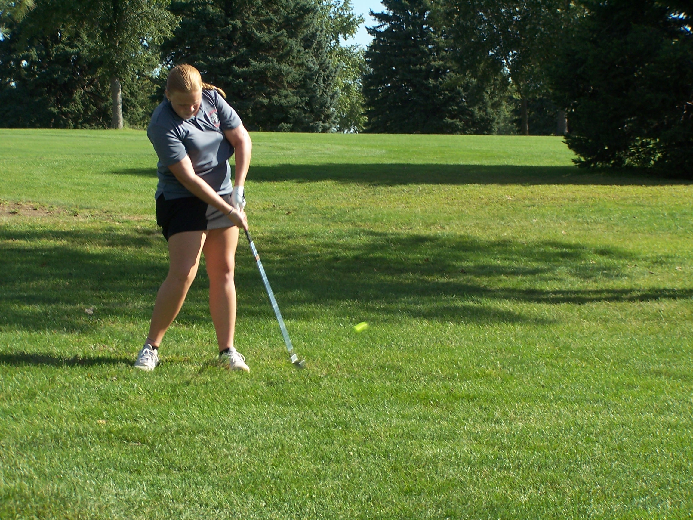 Aubrey Thies shot a 140 on Saturday. Photo provided