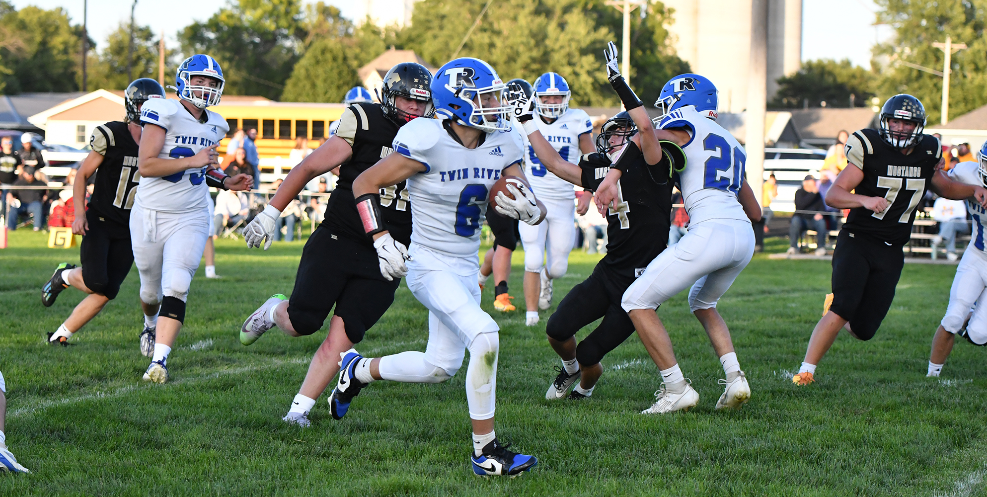 Braxtin Fowler scored two second half touchdowns for the Titans. NCJ file photo