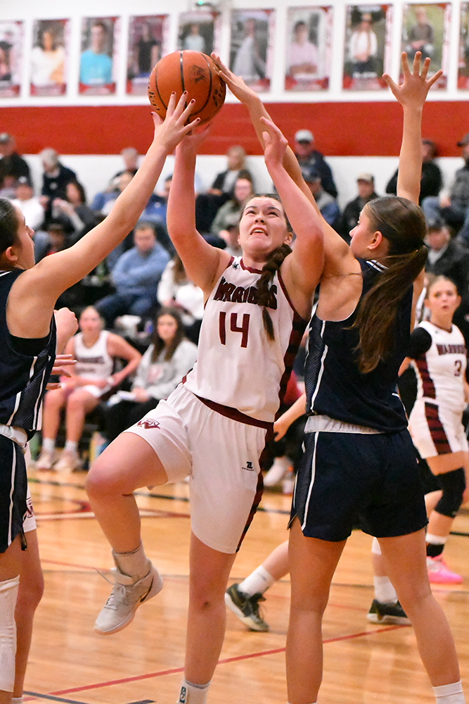 Bridger finished with 17 points and 7 rebounds on Thursday. NCJ photo by Rick Holtz