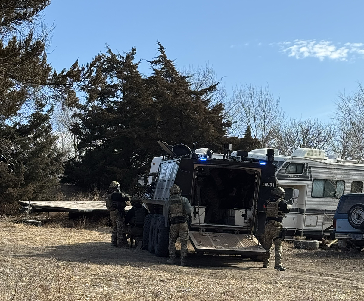 Wade Brandenburger, 39, of Genoa, was arrested in a camper Friday morning. Officers located him hiding in a small compartment under his bed. Photo provided