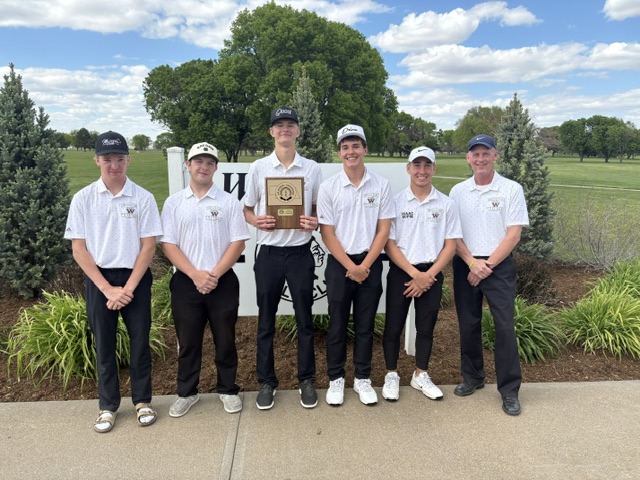 Fullerton took home some hardware after all five golfers finished in the top 10 for the Goldenrod Conference meet last week at Indianhead Golf Course. Photo provided