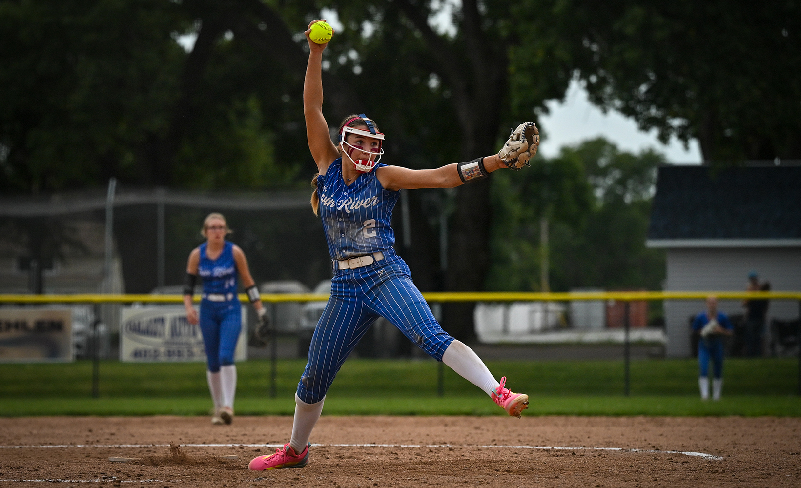 JLee Van Driel pitched 7 innings, giving up 3 runs on 7 hits. She walked 4 batters and struck out 2. NCJ file photo by Jen Johnson