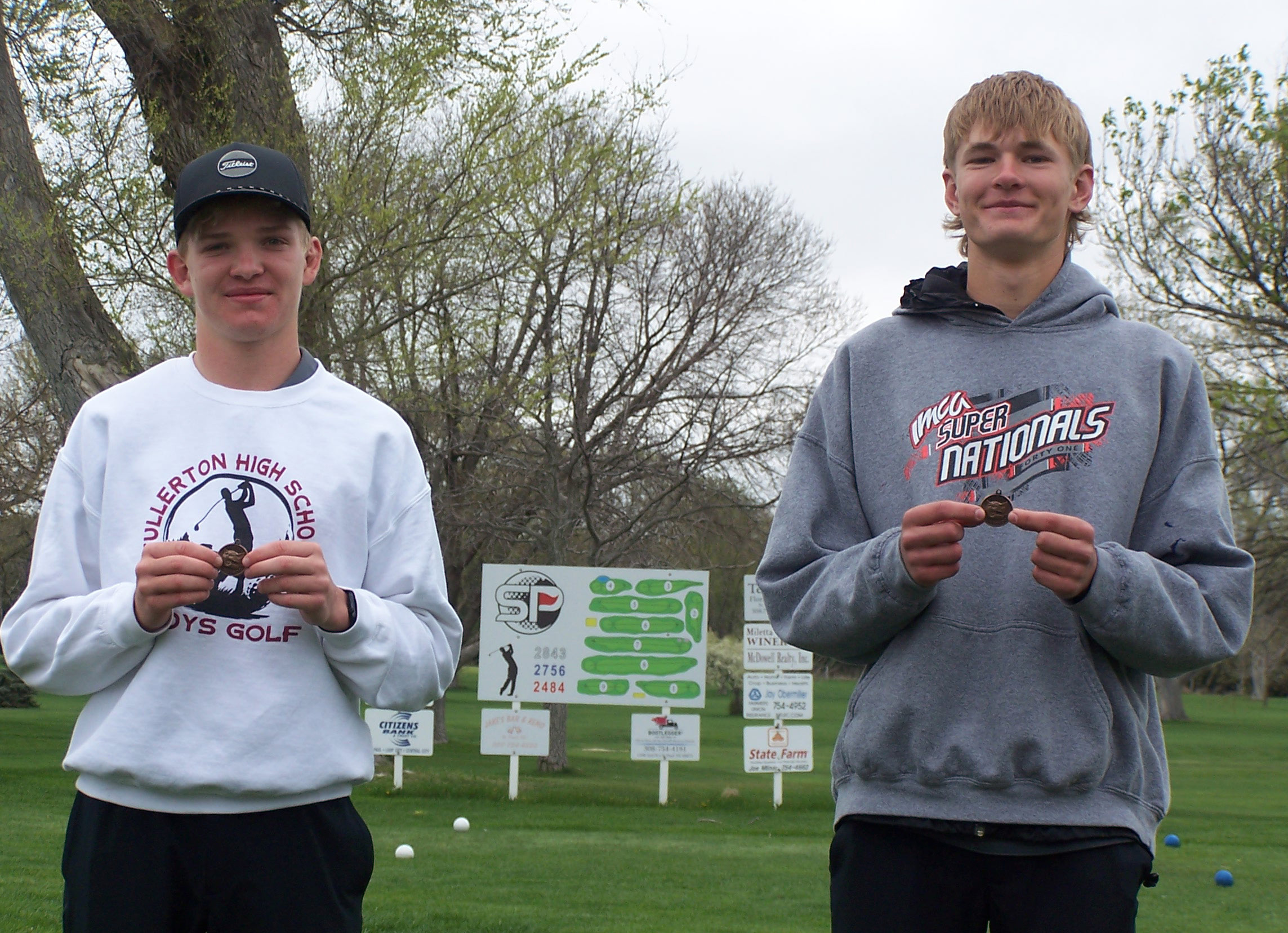 Tate Wood and Cayden Scheffler each earned medals last week at the St. Paul Invite. Wood finished 11th and Scheffler finished 12th. Photo provided