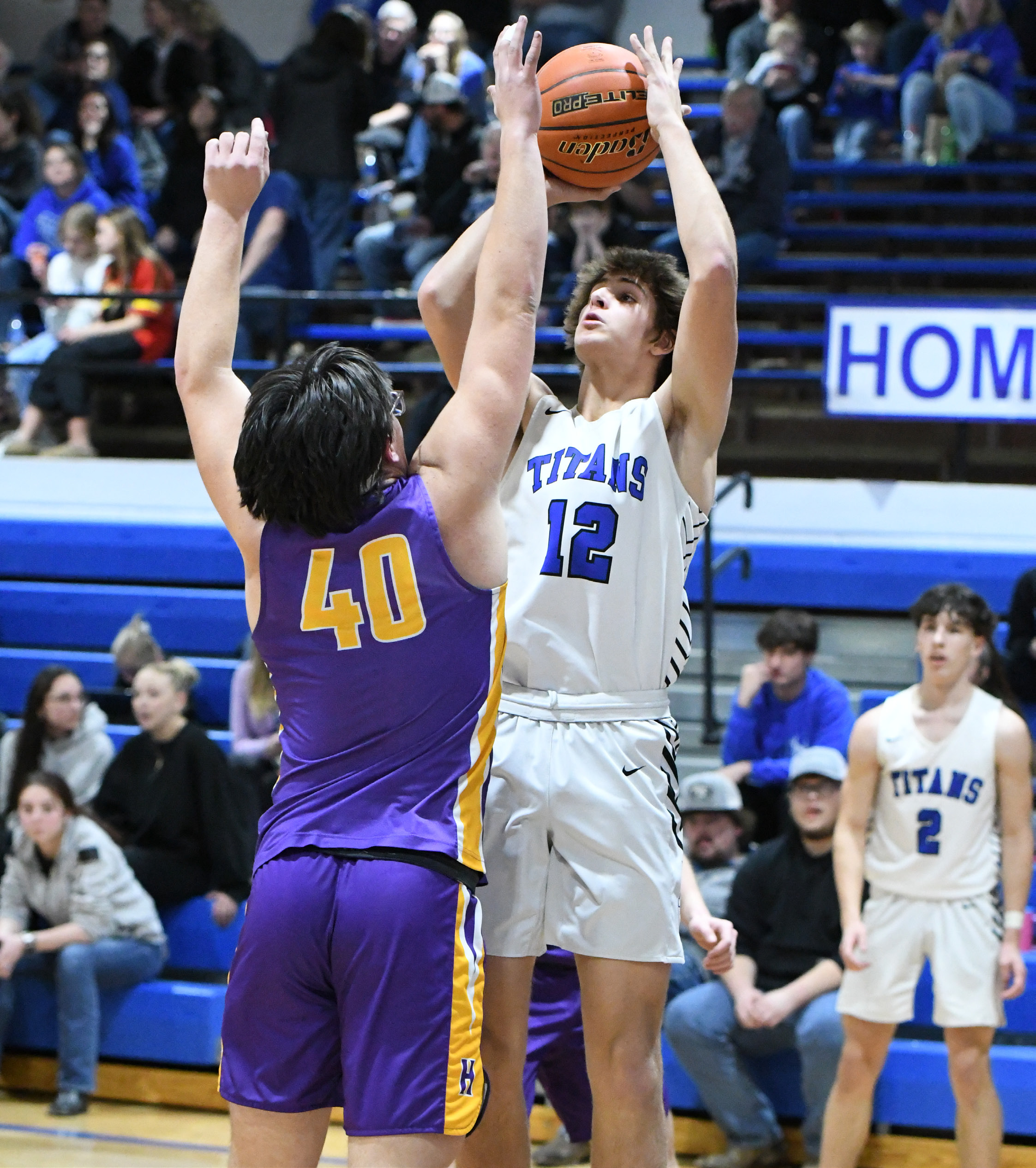 Braedyn Ramaekers scored 24 points on Friday against Dorchester and 9 points on Thursday against Hampton. NCJ photo by Rick Holtz