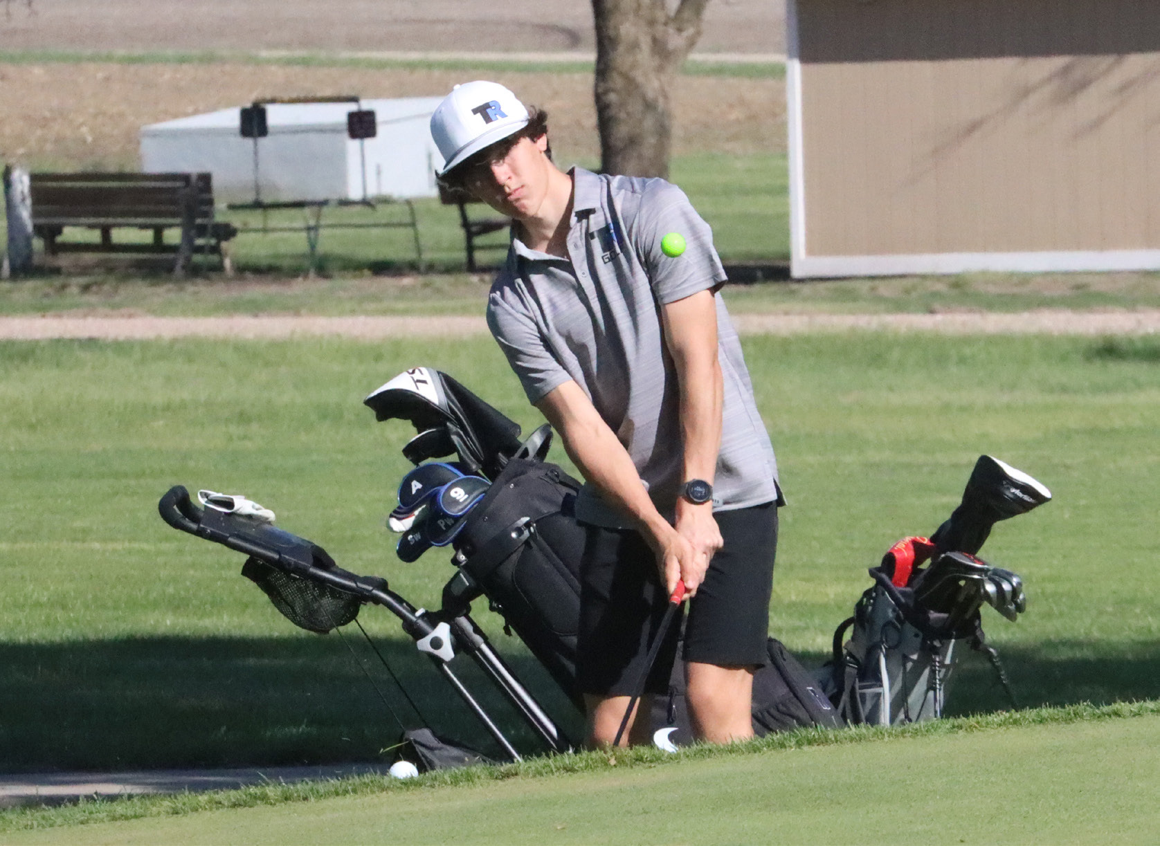 Corbin Rodriguez finished third overall, carding an 82. NCJ photo by Ken Kush