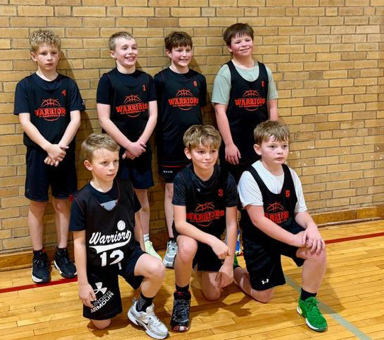 Back Row: Turner Tarnick (left), Cal Hamik, Connor Robb, Kian Pickrel. Front Row: Taggert Tarnick, Wyatt Sonderup, Sawyer Russell. Photo provided
