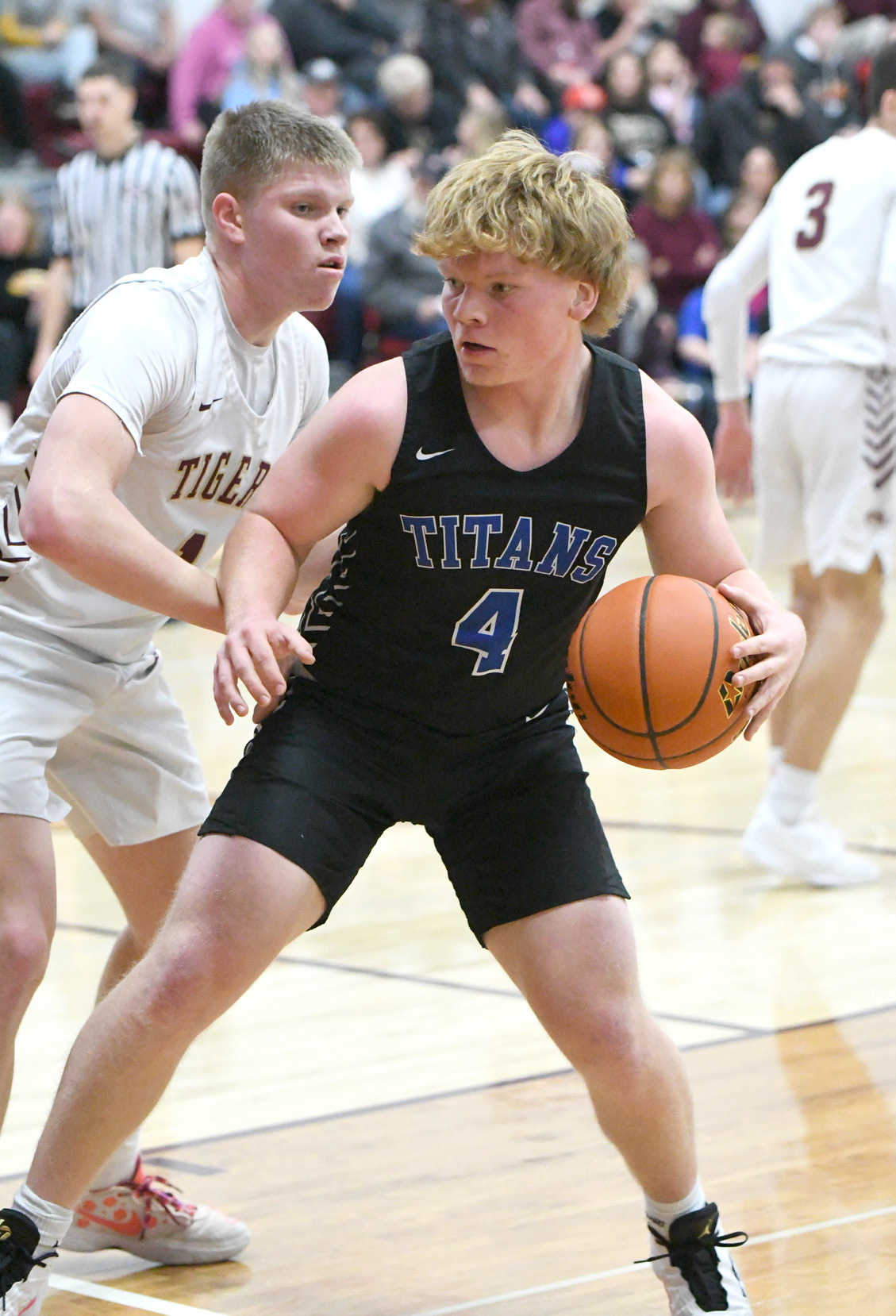 Paydon Rinkol helped spark the Twin River offense after the Titans had a slow start on Saturday. NCJ photo by Rick Holtz