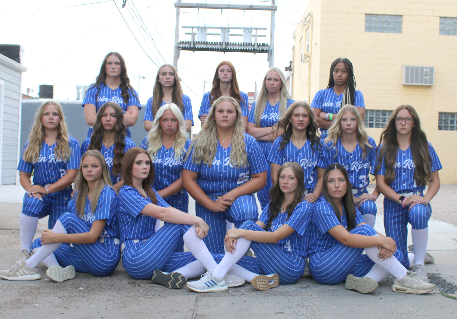 Front row: Kielyn Dohmen, Laynie Allen, Lia Whited, Aubree Brandenburger. Middle row: Emma Preister, JLee Van Driel, Mya Ramaekers, Kaylee Vering, Caylyn Zoucha, Briley Dohmen, Adalyn Bishop. Back row: Sierra Reardon, Jaedyn Friesen, Lily Stenger, Brecklyn Kurz, Jaelynn Johnson. Not pictured: Kaleigh Rickard. Photo provided
