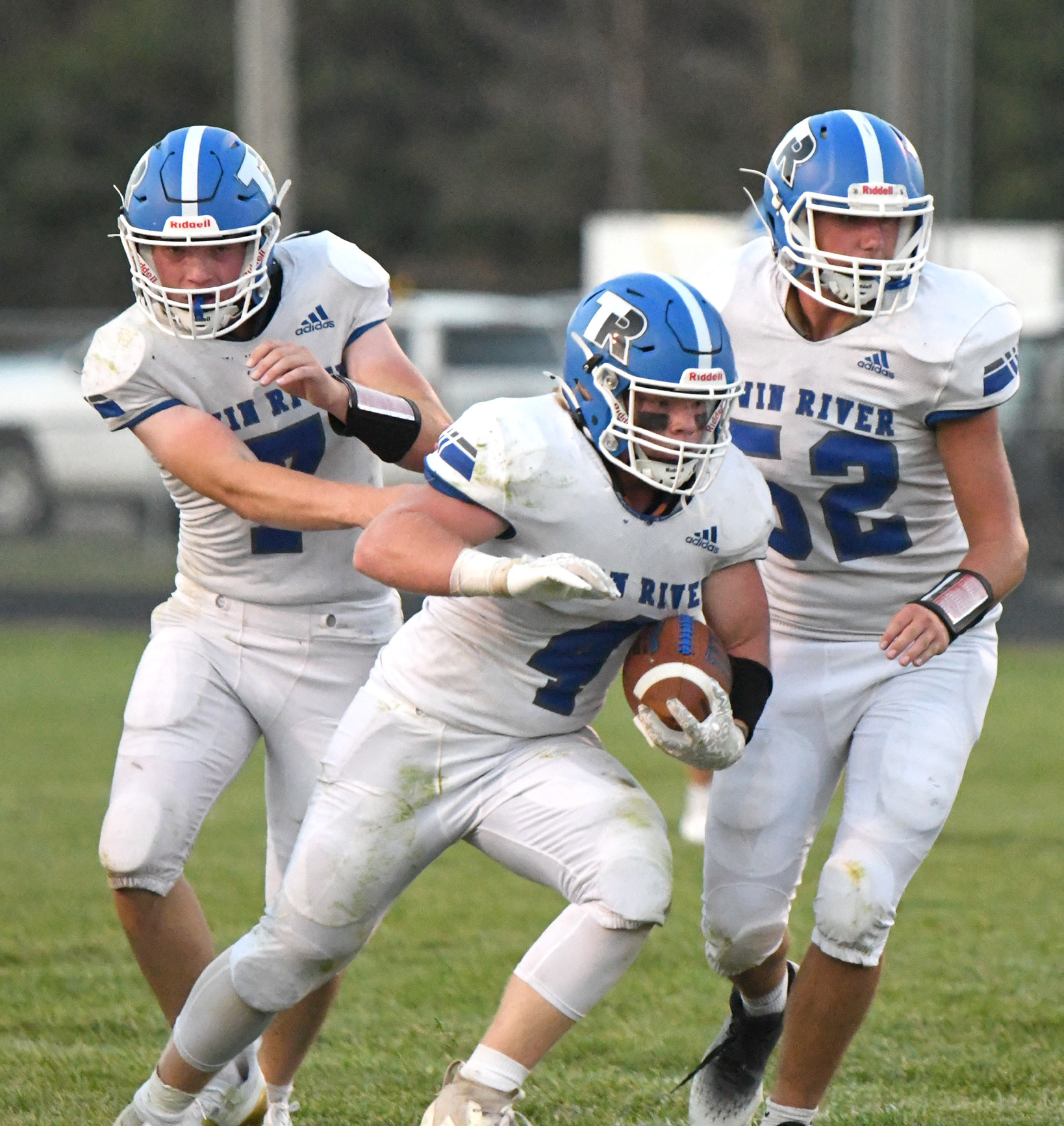 Paydon Rinkol carried the ball 24 times for 207 yards and 5 touchdowns on Friday. He also had a team-high 17 tackles on defense. NCJ photo by Rick Holtz