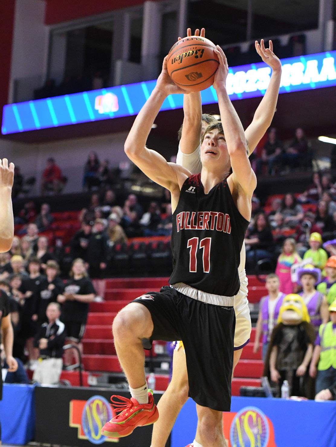Nolan Dubas finished with 6 points and 5 rebounds at State
