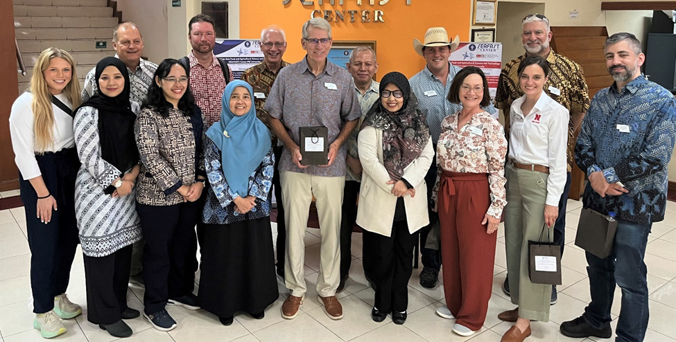 Delegation visit to the Southeast Asian Food Science and Technology (SEAFAST) Center at IPB University. Photo provided
