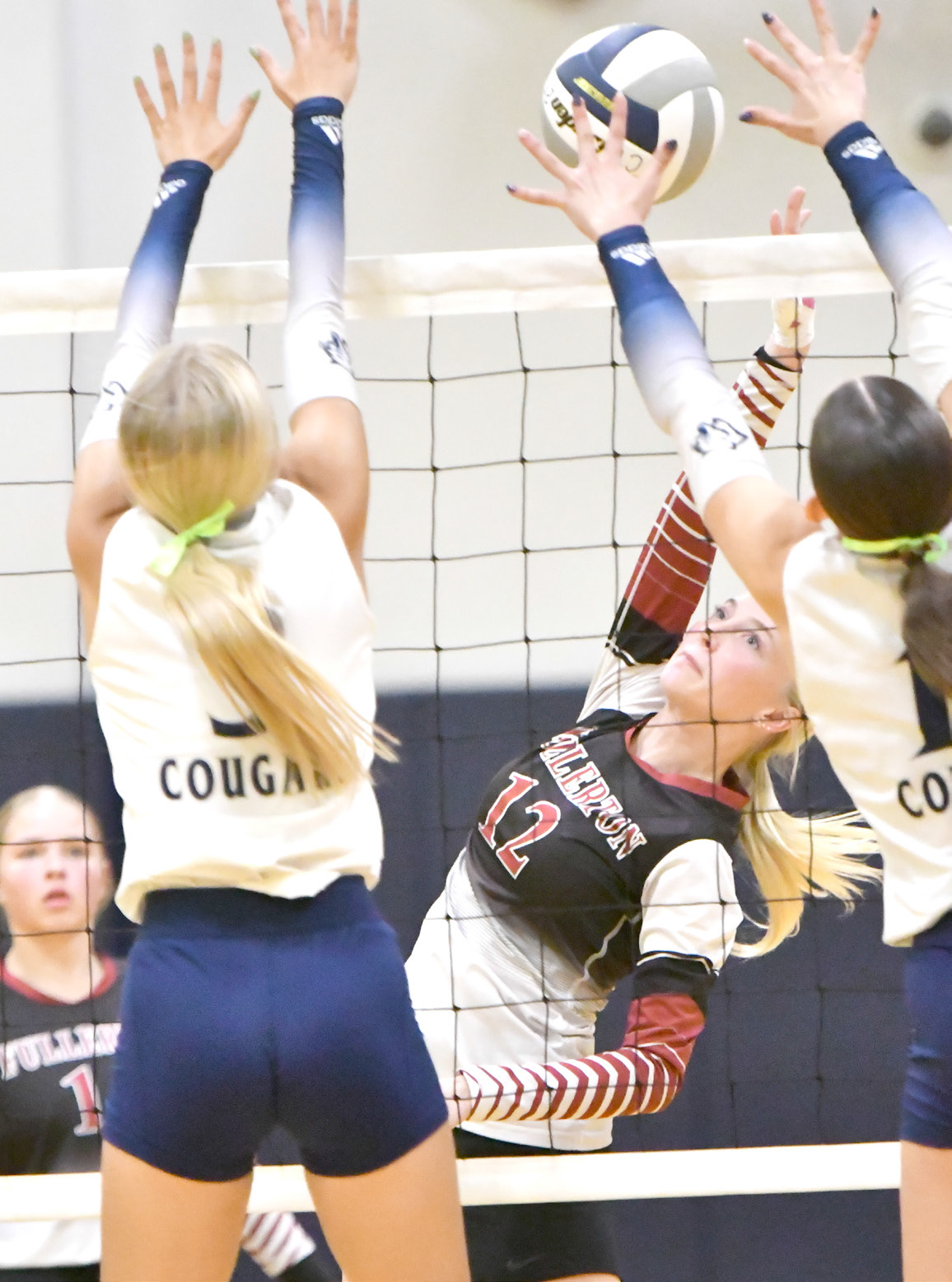 Rylyn Hemenwaygoes on the attack for Fullerton against Central Valley on Thursday. NCJ photo by Rick Holtz