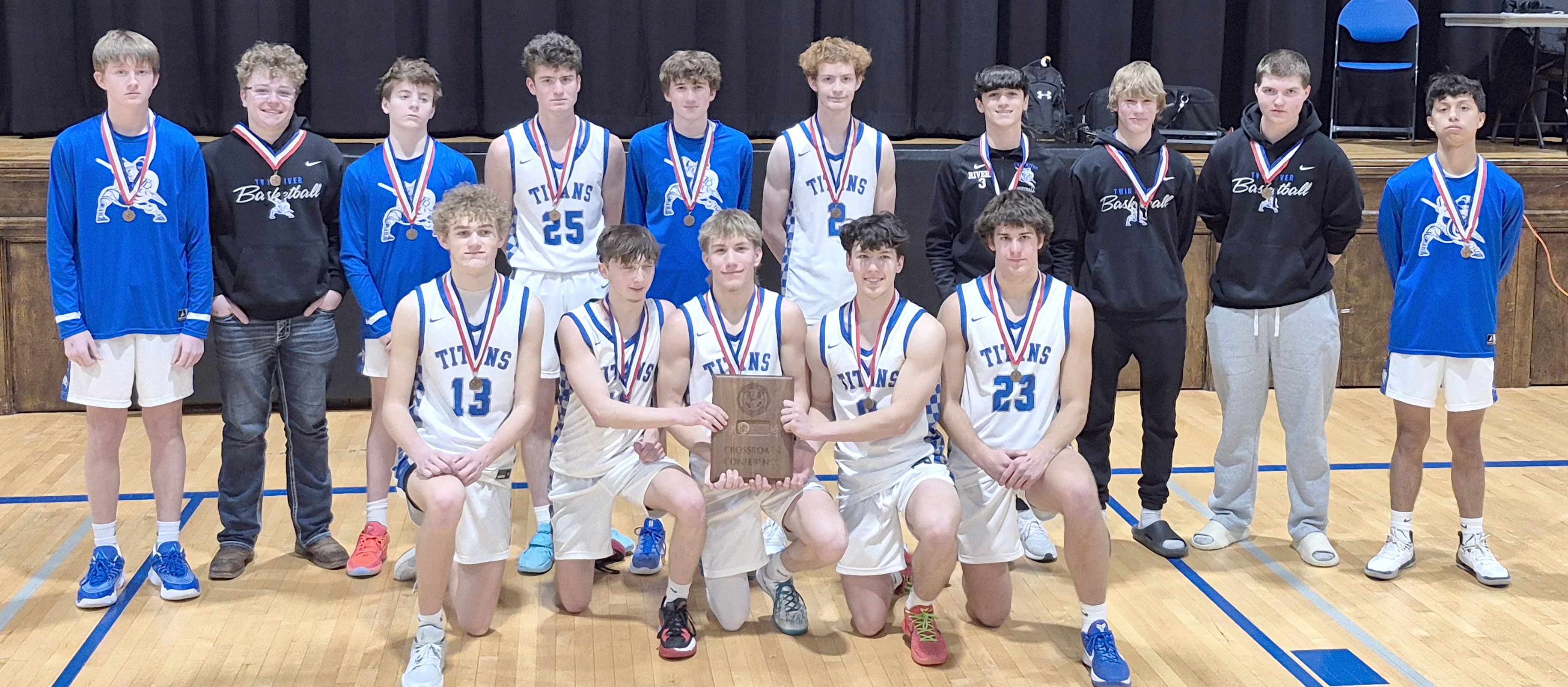 Twin River finished third in the Crossroads Conference Tournament. NCJ photo by Ken Kush