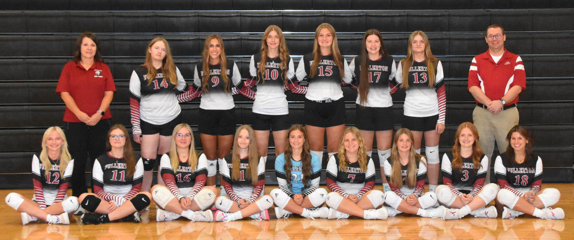 Back Row: Head Coach Theresa Bridger, Clarissa McCurdy, Lainie Ziemba, Jaci Maxfield, Ella Pickrel, Georgia Bridger, Addison Coe and Assistant Coach Ike Carr. Front Row: Rylyn Hemmenway, Brooklyn Loseke, Lexxus Schroeder, Korie Konwinski, Tylar Konwinski, Reese Dubas, Taylor Cook, Riley Thomas, Sami Sullivan. Not pictured Gwen Daw, Elizabeth Cornejo Garcia. Photo provided