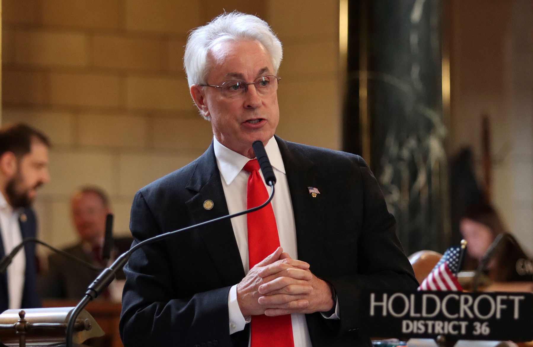 State senator Loren Lippincott and the Legislature returned to work last week. Photo provided