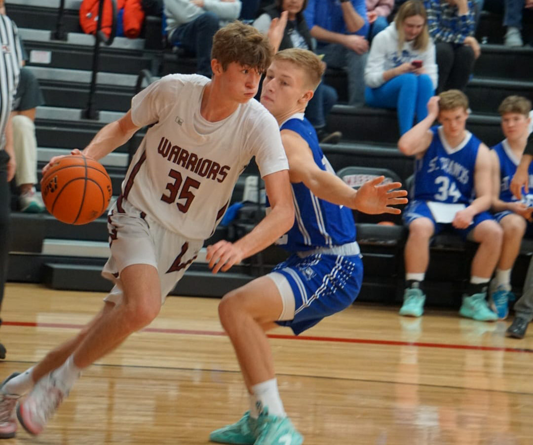 Kane Wetovick scored 28 points and grabbed 18 rebounds on Saturday. NCJ photo by Cathy Cook