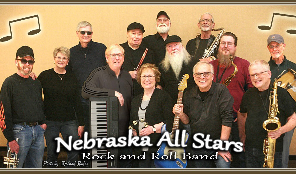 The Nebraska All Star Rock and Roll Band will be the feature performance for Merrick Arts Council’s second show of the season. Photo provided