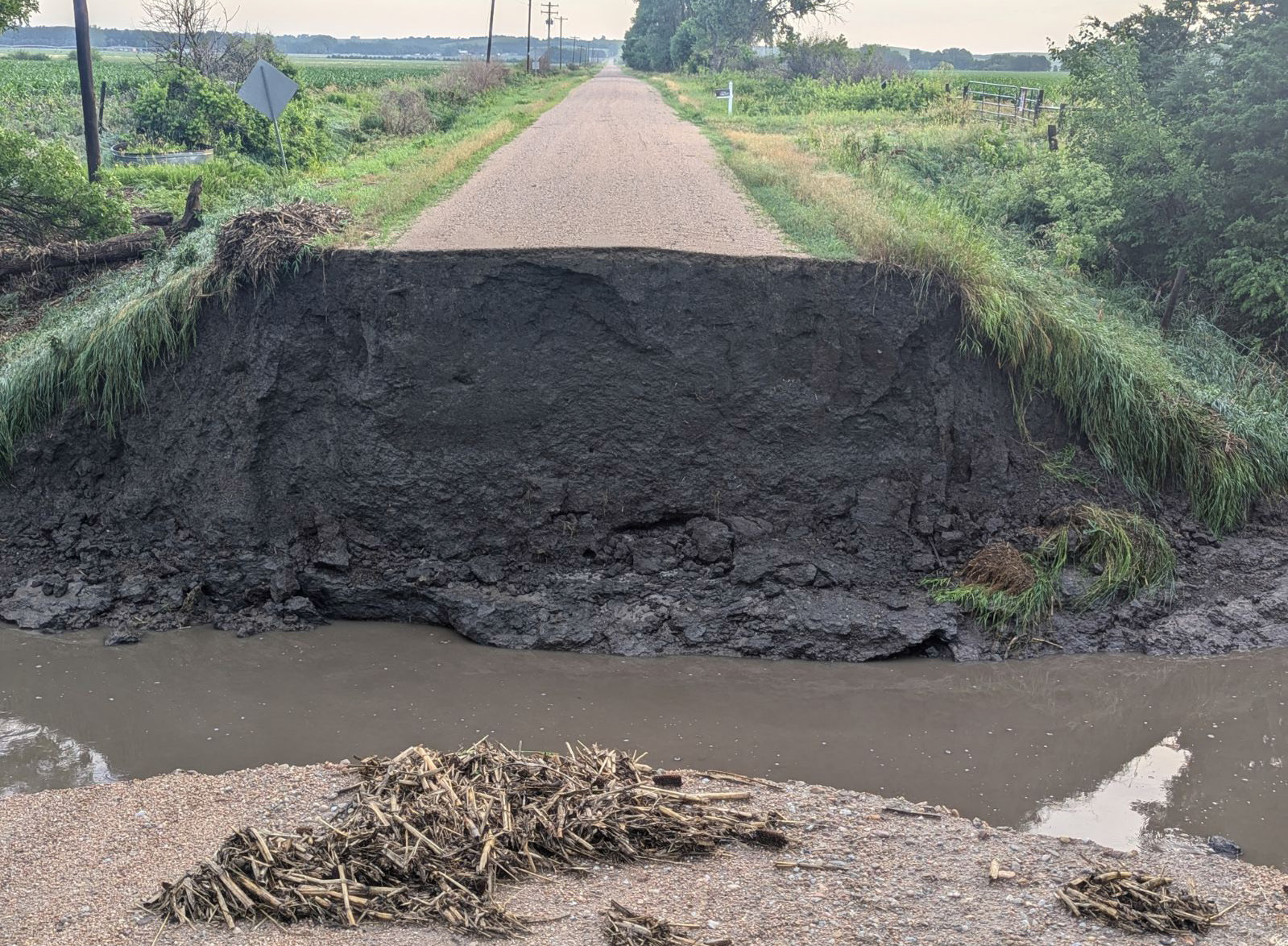 Nance County Highway crews are working to repair sections of the county’s 700 miles of dirt and gravel roads. The roads sustained damage following last month’s heavy rain and flooding. Photos provided