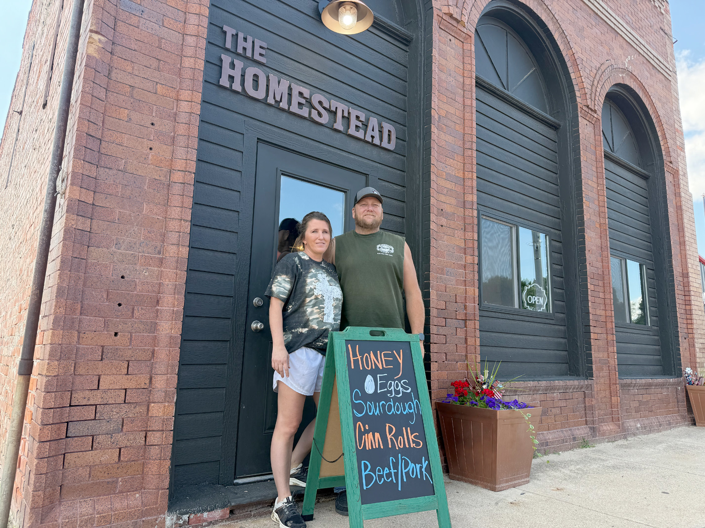 Bob and Tonya Dodds are the owners of The Homestead Farm to Table Market in Belgrade. NCJ photo by Rick Holtz