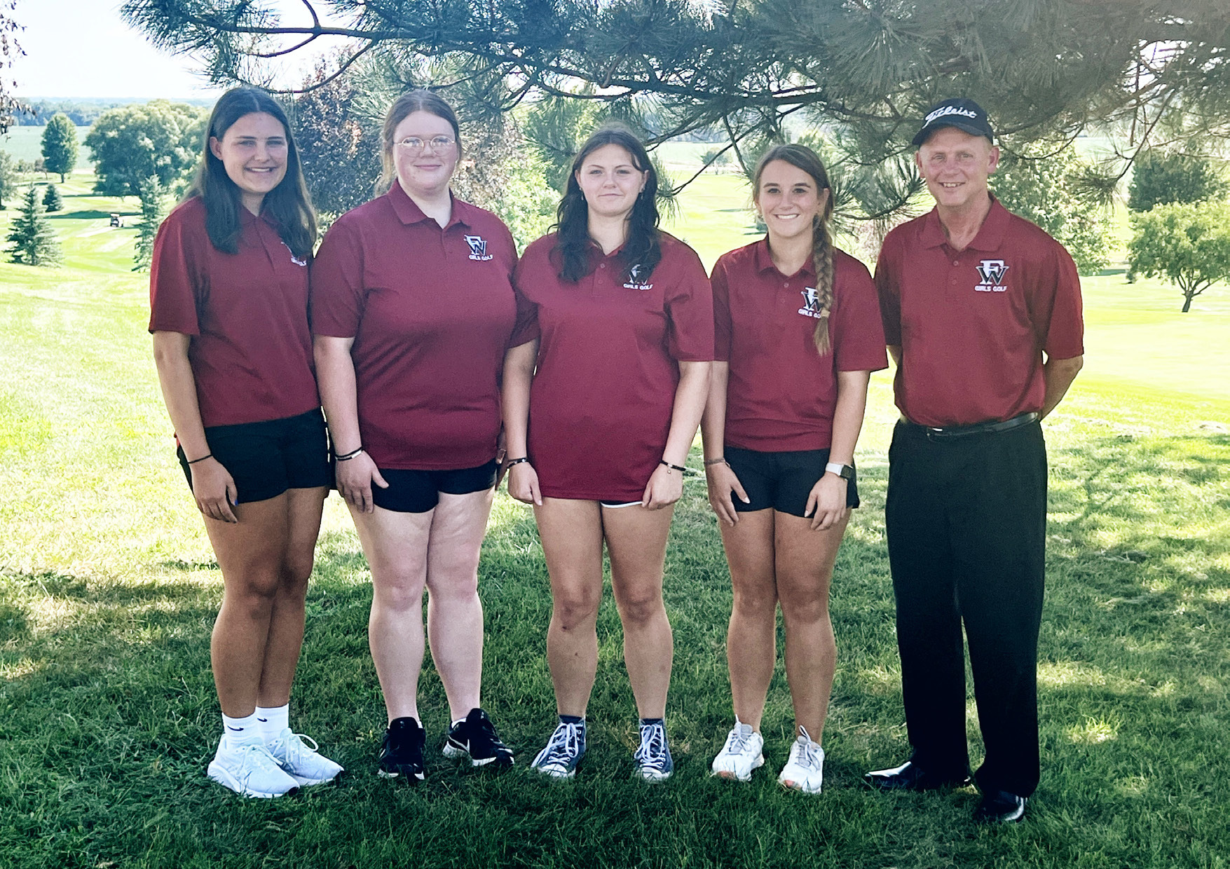 Fullerton has a mixture of experienced players and newcomers entering the new season. Lylla Sabata, Kinzie Sharman, Daysha Randall, Keila Dubas and Shawn Ostransky. Photo provided