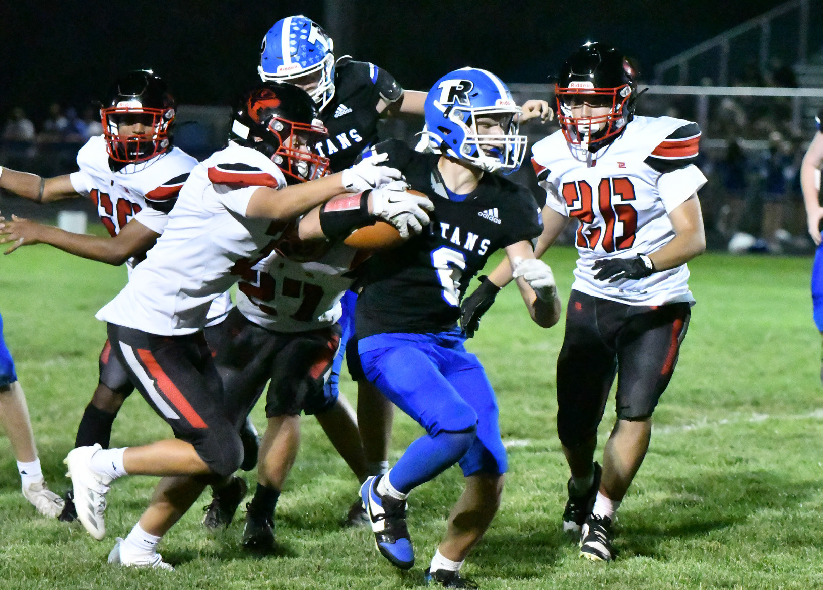 Braxtin Fowler carried the ball 9 times for 31 yards and a touchdown on Friday. NCJ photo by Rick Holtz