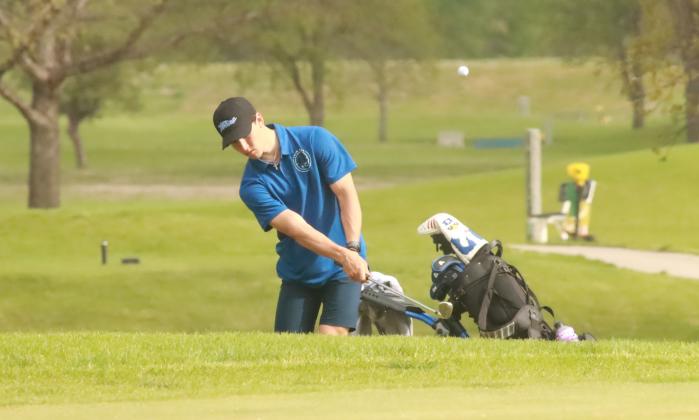 Corbin Rodriguez led the Titans with a 93 at Quail Run. NCJ photo by Ken Kush