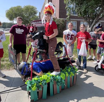The sophomore class won first place with their float, “Trample the Titans.” NCJ photos by April Carr
