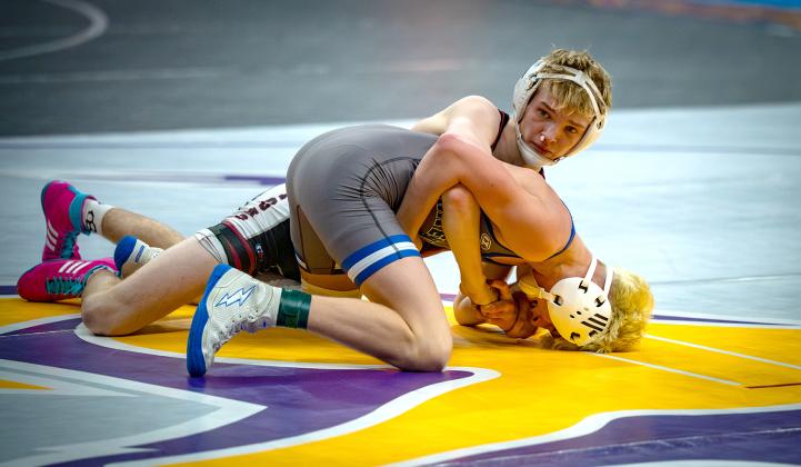 Tate Wood finished third at State and is a back-to-back medalist.