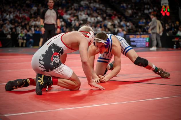Zach Held is Twin River’s first wrestling state champ. NCJ photos by Jen Johnson