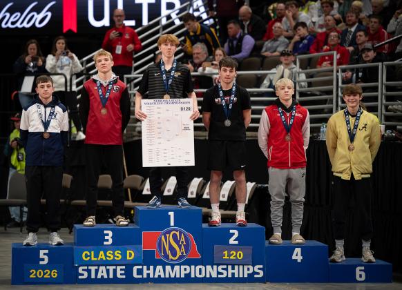 Fullerton’s Tate Wood finished third at State.
