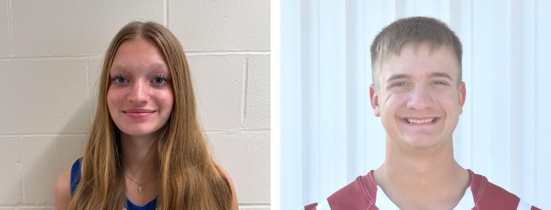 Each week during the school year, the Nance County Journal will select a male and female Athlete of the Week.