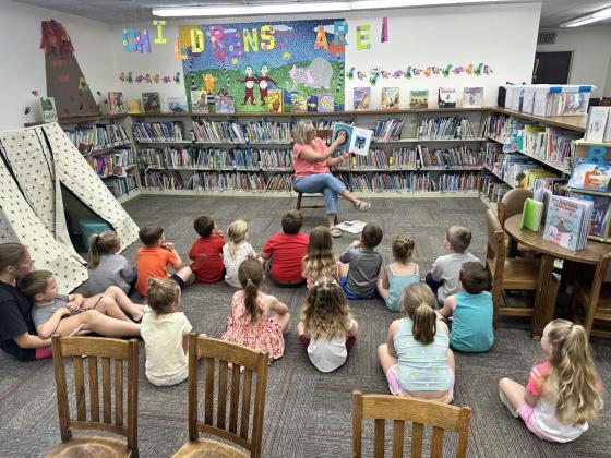 Early literacy summer reading program meets every Tuesday in June and July from 10-11:30.