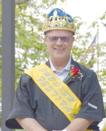 Fullerton grad Steve Dubas was crowned king at the Swedish Festival on Friday. NCJ photo by Beth Sparrow