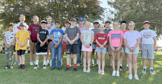 Front Row Left to Right: Leo Robles, Leo Barlett, Brooks Malander, Eric Robles, Levi Glup, Keelyn Kurz, Grace Crouse, Molly Dubas, &amp;amp; Paisley Jazwick. Back Row Left to Right: Dayzie Olson, Rayna Hamik, Reese Collins, Turner Tarnick, Luke Sonderup, Karter Kutschkau, Brandt Dubas, Callen Hamik, &amp;amp; Kian Pickrel. Photo provided