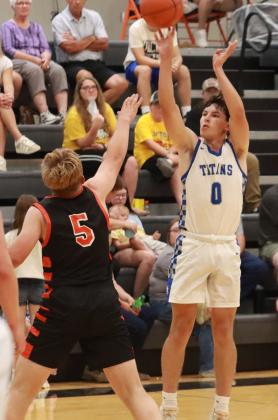 Terrick Gonsior, Colsten Rodriguez and Corbin Rodriguez all played in the Crossroads Conference vs. Goldenrod Conference basketball all-star game on Sunday. Georgia Bridger played in the volleyball all-star game on Saturday in Grand Island and then finished up with the girls basketball all-star game on Sunday in Osceola. NCJ photos by Ken Kush