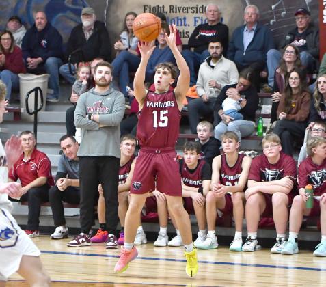 Jakob Supik finished with 9 points against Riverside. NCJ photo by Rick Holtz